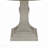 59" Round White And Gray Dining Table