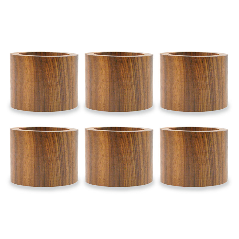 Rond de serviette en bois, Miel
