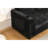 55" 3 - Fold Black Velvet Futon Couch Sleeper, Suitable For Small Spaces And Guest Rooms, Fast Bed Changing Side Storage Convertible In Linen, Comfortable Seat With-567099374