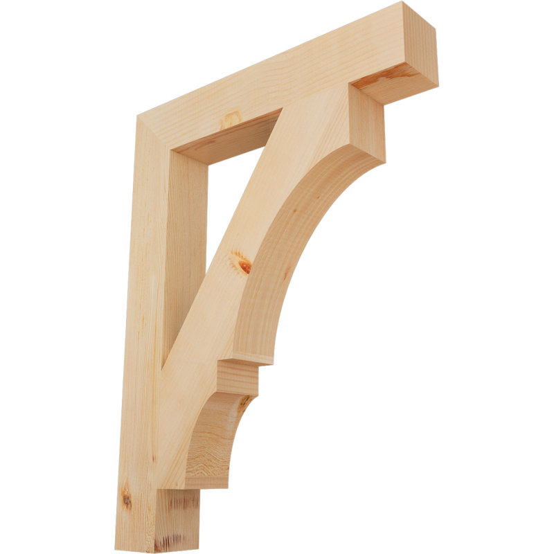 Support de bloc Balboa, Sapin de Douglas lisse, L 3 1/2 po x P 24 po x H 32 po