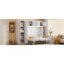Grand lit escamotable mural avec armoires, grand