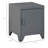Versatile Industrial Side Table With Lockable Door And Adjustable Shelf For Home Spaces
