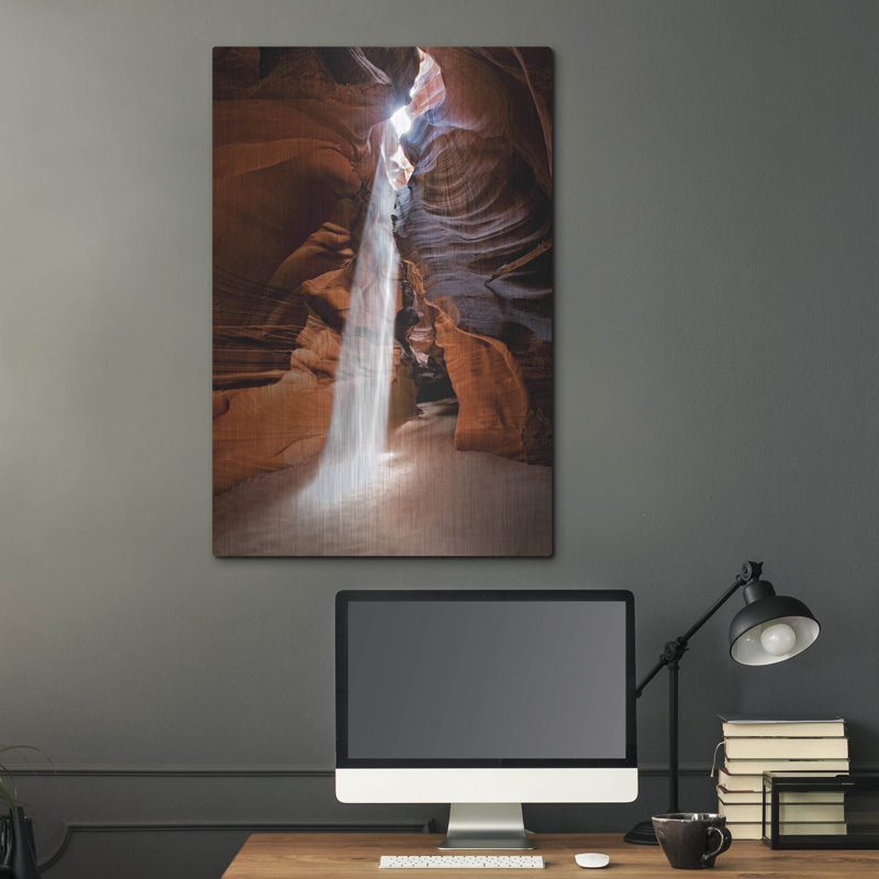  «Antelope Canyon Arizona 2» par David Drost, art mural en métal, 24 po x 36 po, H 36 po x l 24 po
