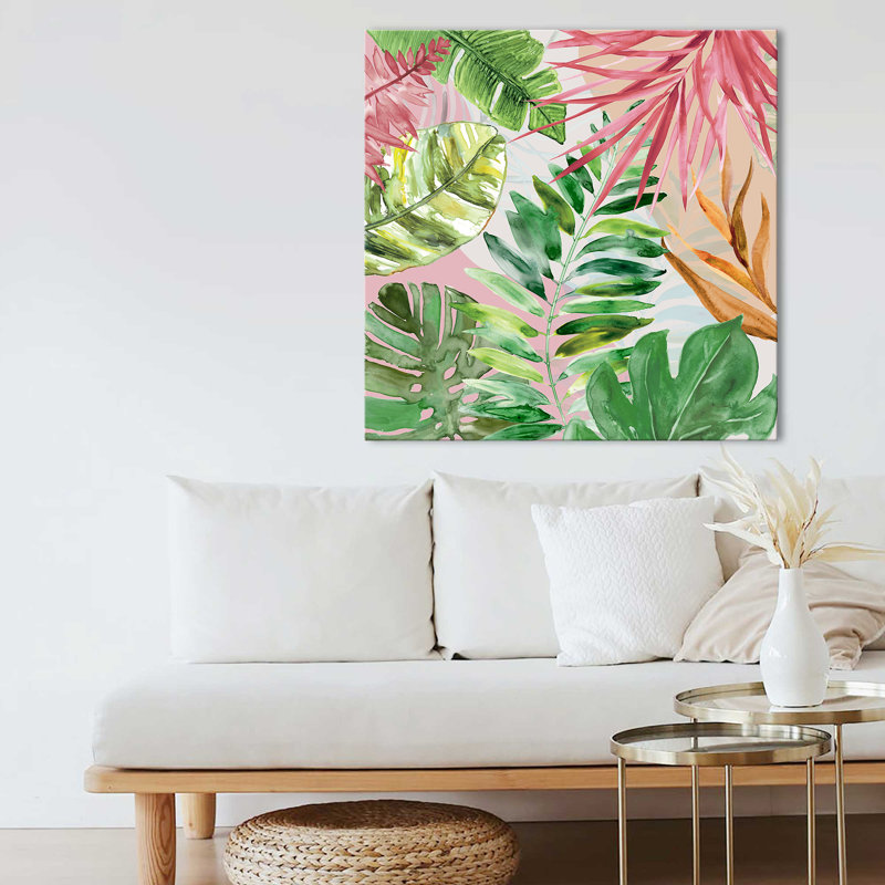 "Hot Tropics II" par Carol Robinson, reproduction sur toile, H 28 po x l 28 po x P 1,5 po
