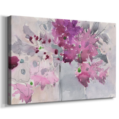 Floral Setting I -Gallery Wrapped Cavas