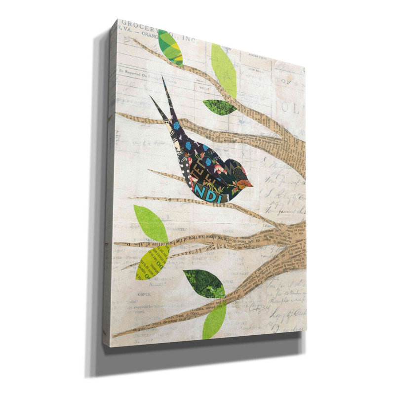 Krista Birds In Spring III par Courtney Prahl, H 16 po x l 12 po x P 0,75 po
