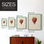 Impression florale vintage encadrée XLII - bois massif-235332198-235332193