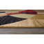 Tapis géométrique multicolore rouge / brun / noir Mehul pour tapis de salon, chambre à coucher, entrée ou salle à manger-22041200