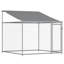 Alisha 200cm H Metal Yard Kennel-460192744