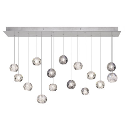 Luminaire suspendu linéaire à 15 lumières Natural Inspirations