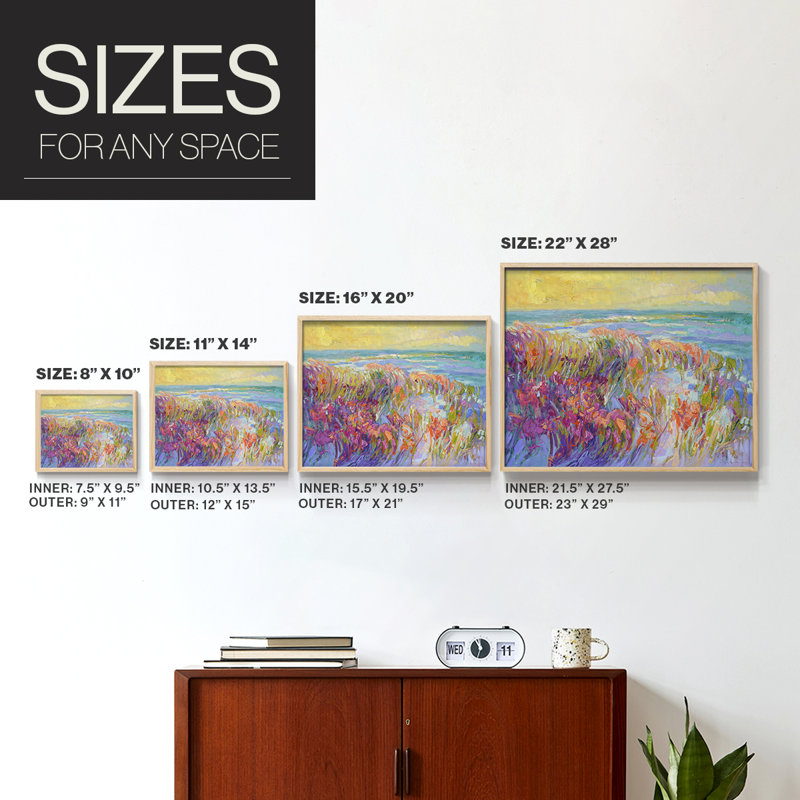 Summer Sanctuary -Framed Print - Restickable, Naturel, H 8 po x l 10 po