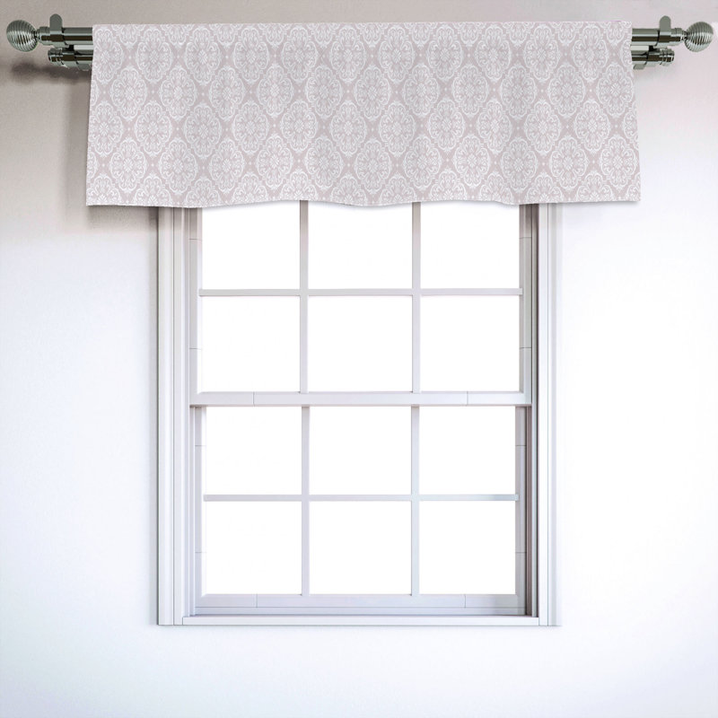 Sateen Ruffled Window Valance
