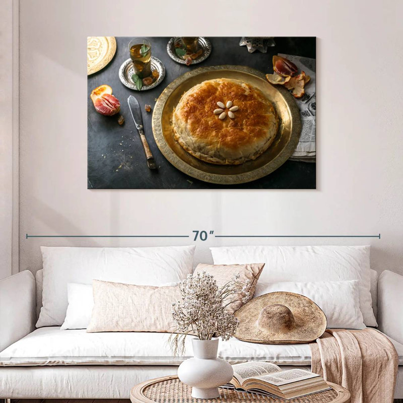 Moroccan Cuisine Bastilla, 30" H x 45" W