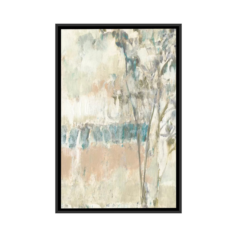 « ethereal tree ii », reproduction d’art sur toile, H 26 po x l 18 po x P 1,5 po, Toile avec cadre noir, Pas de tapis
