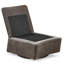 Fauteuil pivotant en chenille ergonomique pour un soutien rempli de mousse-445964241