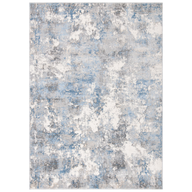 Brantner Performance Abstract Rug, Rectangle 5'3" x 7'6"