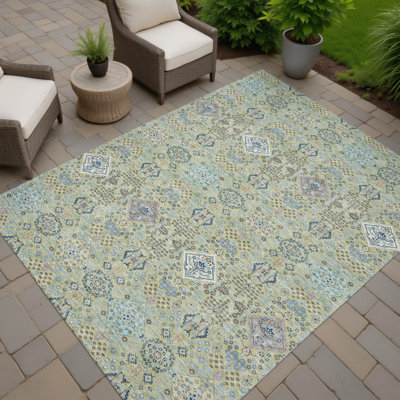 Tapis traditionnel lavable à la machine intérieur / extérieur ACN2440