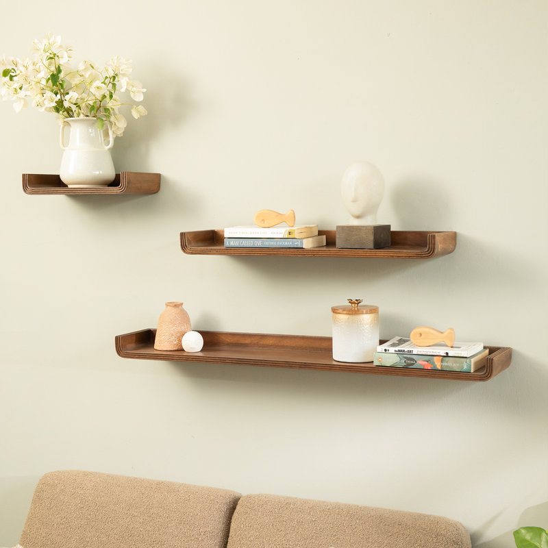 Tablettes murales flottantes modernes en bois, étagère de rangement décorative pour la cuisine, la chambre à coucher, le salon et le bureau.
