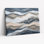 Layered Waves, reproduction d'art sur toile, ensemble de 1