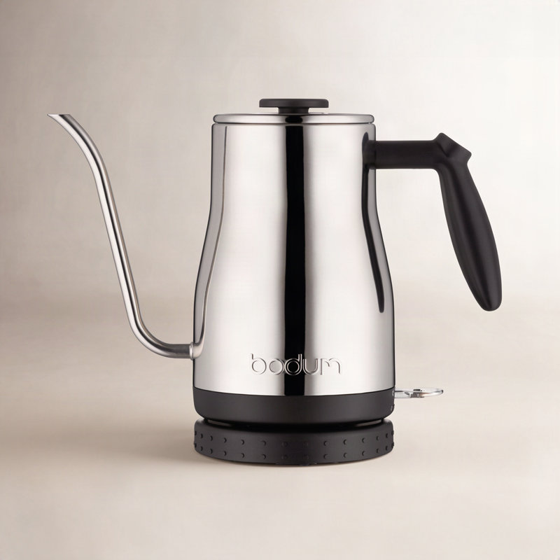 Bodum Bistro 34oz Gooseneck Electric Kettle, Black