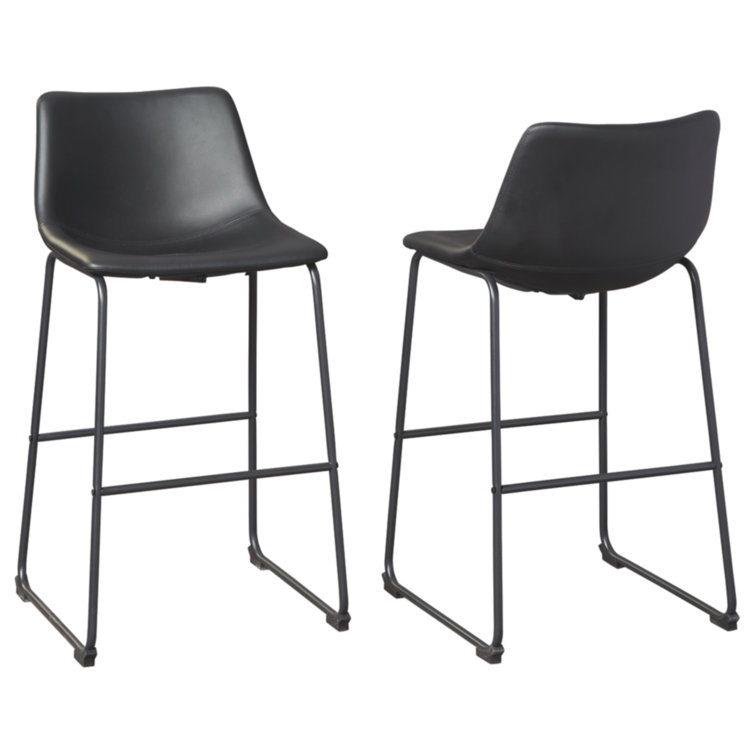 Ashtin Upholstered Counter Stool with Metal Frame