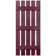 Three Batten, Five Board Open Vinyl Shutters Pair