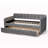 Isle Transitional Twin Size Gray Velvet Fabric Daybed, 33.09'' H X 81.26'' W X 40.76'' L-528762529-528762534
