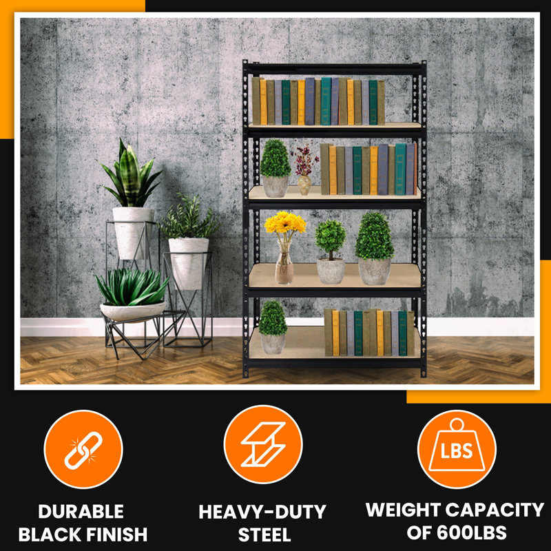 30'' W Steel Height -Adjustable Shelving Unit