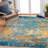 Abstract Style Area Rugs for Living Room Foldable Soft Distressed Rug Washable Rugs for Living Room Bedrooms Playroom Office Kitchen Mordern Non-Slip Rug-954607985