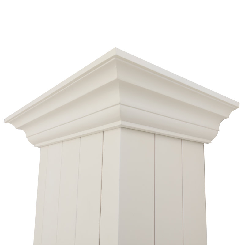 30" 400 CFM Ducted Wall Mount Range Hood, Cottage White, 30"