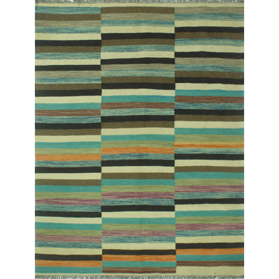 Burtie Wool Striped Indoor Rug