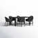 Farrah Rectangular 6 - Person 70" Long Dining Set