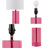 Pink Glass Table Lamp