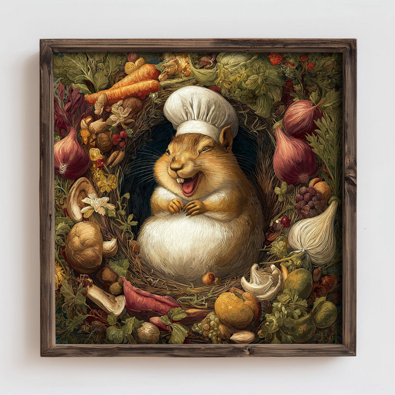 Kinkade Painting, 19.69" H x 19.69" W
