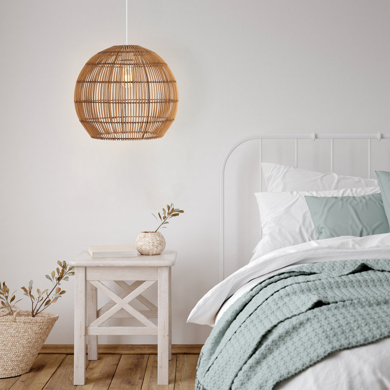 Shaka 1 - Light Brown Lantern Pendant