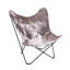 Fauteuil papillon 100% cuir de vache véritable de qualité supérieure, fauteuil BKF en cuir foncé rétro