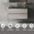 Dhruven 42 Inch Fully Assembled Single Floating Bathroom Vanity With Solid Surface Sink