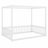 Canopy Frame Floor Bed With Fence, Guardrails-728767834-728767829