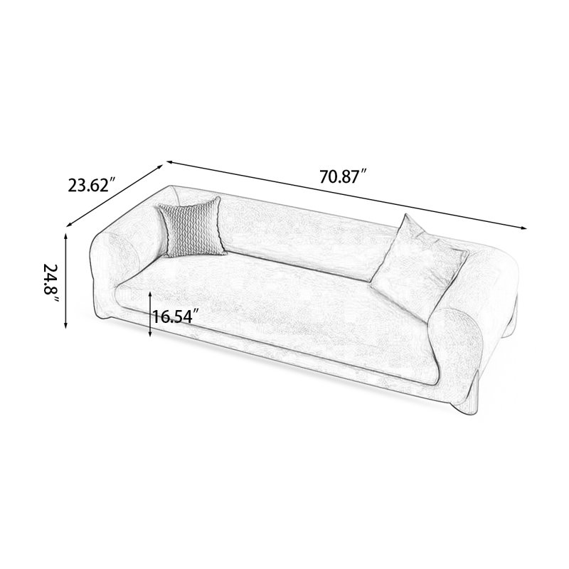 Banc rembourré, Gris