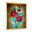 Trois roses rouges sauvages - art mural traditionnel sur toile-840568900-840568904