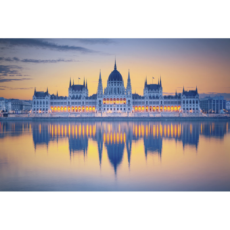 Budapest by RudyBalasko - Wrapped Canvas Print, 30cm H x 46cm W
