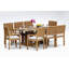 Maldives Outdoor - Piece Teak Dining Set-205161061