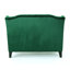 Causeuse pour la maison en velours vert