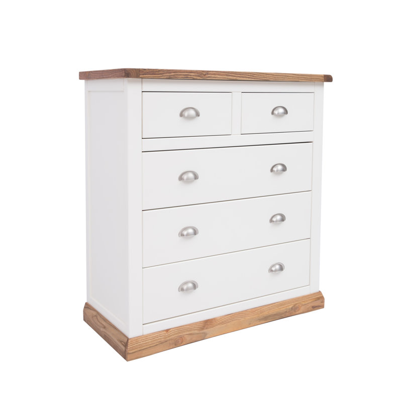 Tran 90cm W 5 - Drawer Chest of Drawers