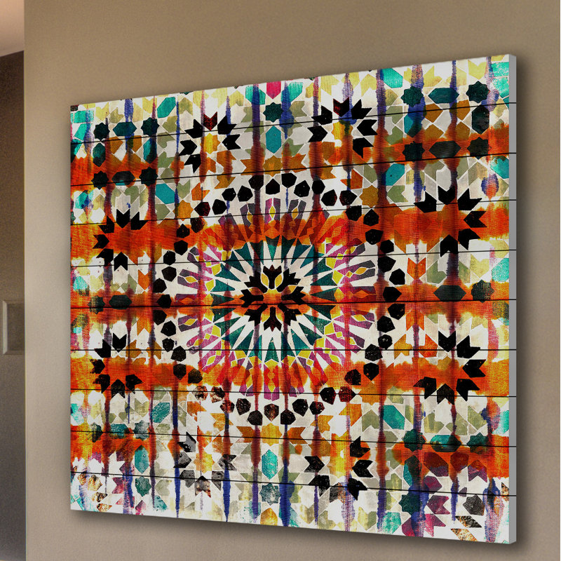 "amizmiz" par parvez taj,-impression sur bois, H 32 po x l 32 po