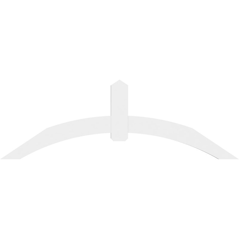 Support pour pignon en PVC Archdale, H 28 po x l 84 po (pas: 8/12), P 2 po x F 6 po