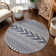 Tapis bleu foncé Southwestern