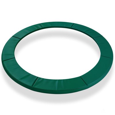 Coussin de trampoline double face Newacme LLC amélioré, housse de rechange pour ressort de sécurité rond, imperméable, résistant aux déchirures, sans trou pour le mât