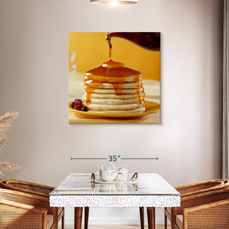 Sirop de Yarlin sur crêpes, H 36 po x l 36 po