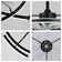 Olamide 24" DIY Shape Adjustable Ceiling Fan with Lights Remote and APP Control
